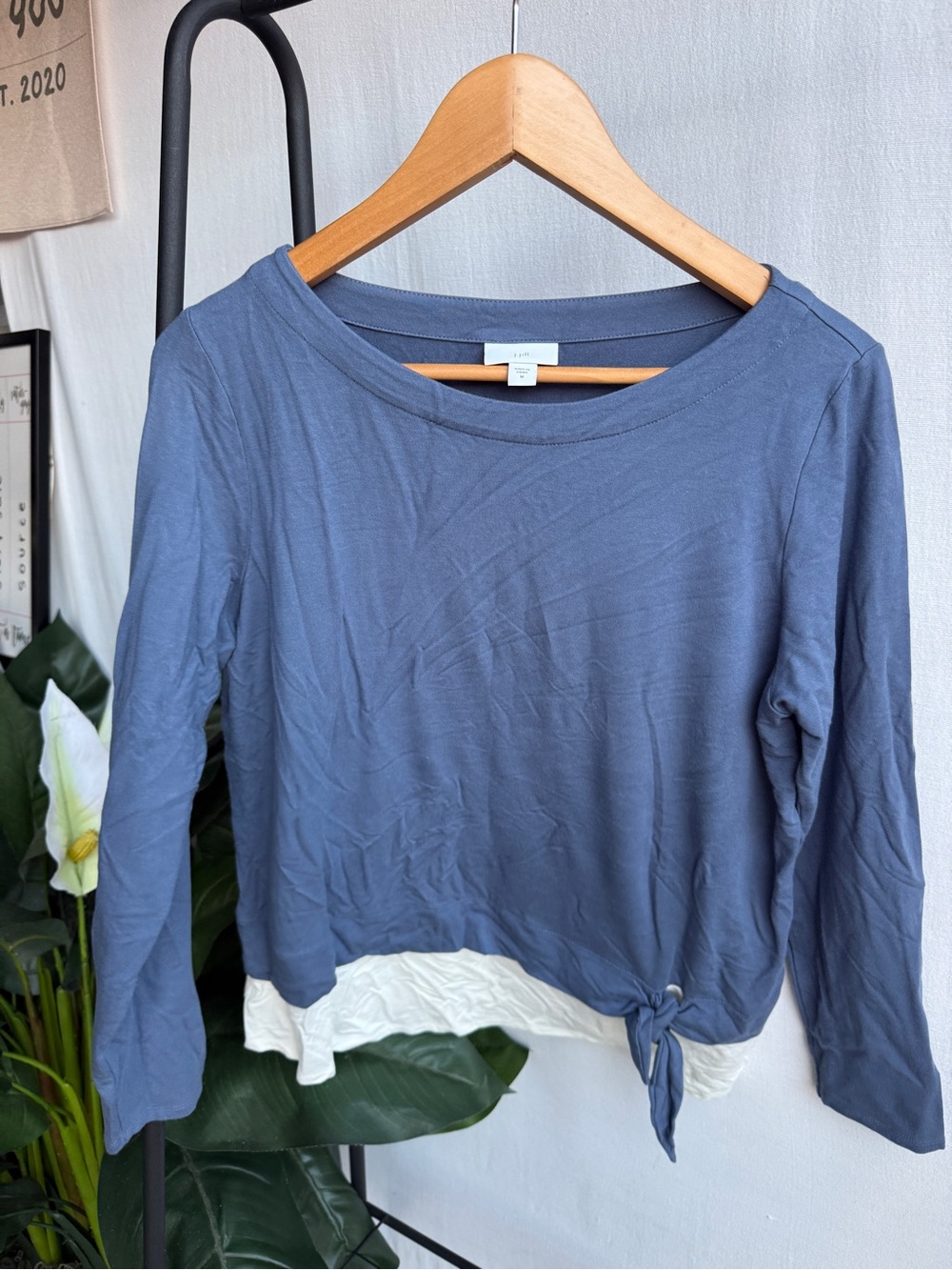 J. Jill Business Casual Soft Comfy Layered Longsleeve Top / Size M